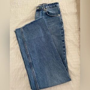 Zara High waisted wide leg jeans